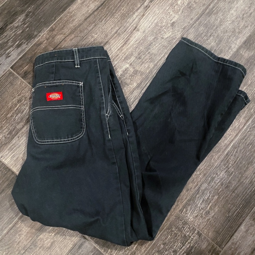 Dickies Contrast Stitch Wide Leg Pants 11/30 - Picture 5 of 5